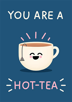 Hot Tea Valentine's Day Card
