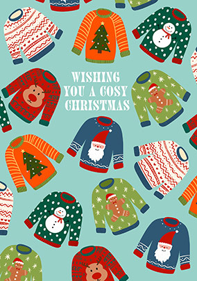 Cosy Christmas Jumpers Card