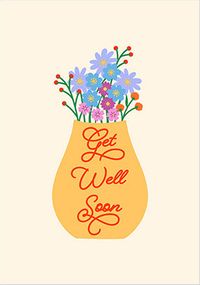 Tap to view Get Well Vase Card