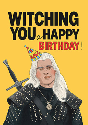 Witching you a Happy Birthday Card