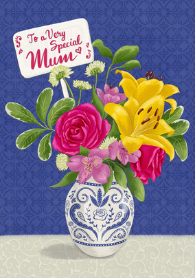 Special Mum Bouquet Mother's Day Card