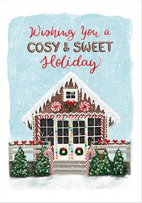Cosy and Sweet Holiday Christmas Card