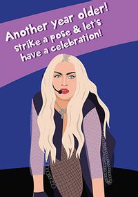 Tap to view Strike a Pose Birthday Card