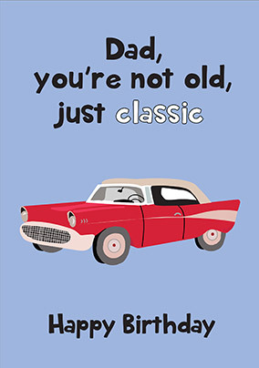 Dad Classic Birthday Card