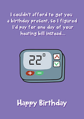 Pay for One Day Birthday Card