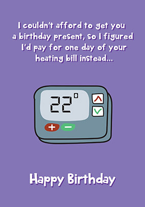Pay for One Day Birthday Card