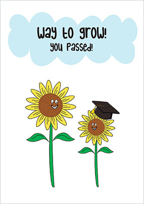 Way to Grow Graduation Card