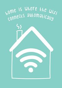 Tap to view Where the WiFi Connects New Home Card