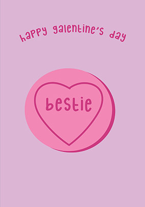 Bestie Valentine Card