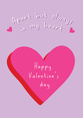Always In My Heart Valentine Card