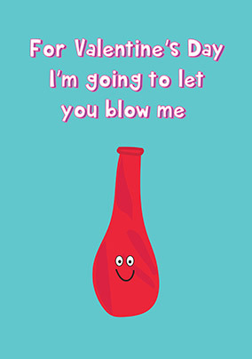 Balloon Valentine Card