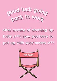 Tap to view Going back to Work Card