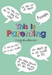Tap to view This is Parenting New Baby Card