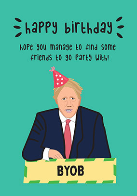 Friends To Party With Birthday Card