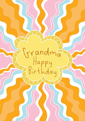 Grandma Birthday Pretty Card