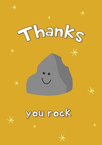 Thanks You Rock Card