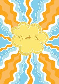 Tap to view Thank You Waves Card