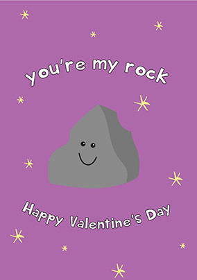 You're My Rock Valentine's Day Card