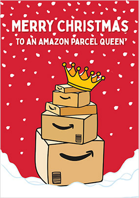 Parcel Queen Christmas Card