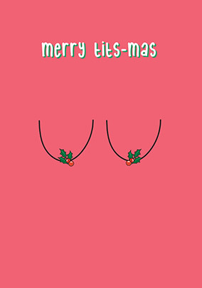 Merry Tits-mas Christmas Card