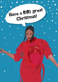 RiRi Great Christmas Spoof Card
