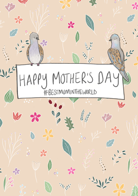 Best Mum Birds Mother's Day Card