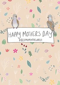 Best Mum Birds Mother's Day Card