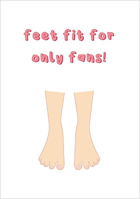 Feet Fit Get Well Card