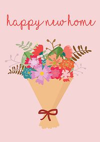 Tap to view Happy New Home Flowers Card