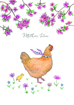 Mother Hen Mother's Day Card