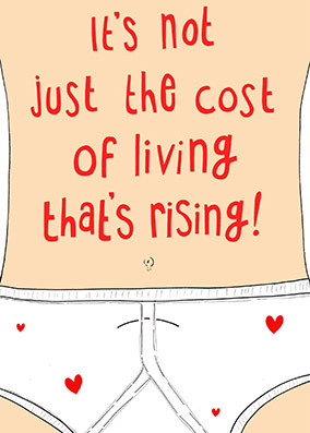 Rising Cost of Living Birthday Card