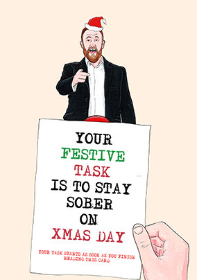 Festive Task Christmas Card