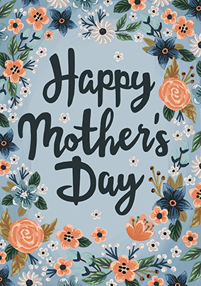 Flowery Mothers Day Card