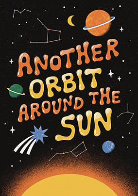 Another Orbit around the Sun Birthday Card