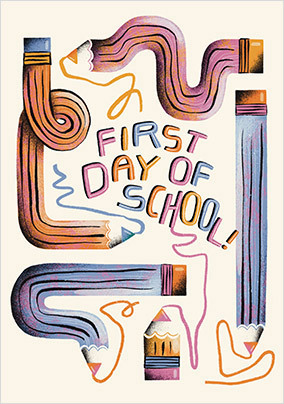 First Day Of School Card