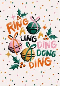 Tap to view Ring a Ling a Ding Dong Ding Christmas Card