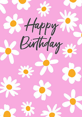 Birthday Daisies Card