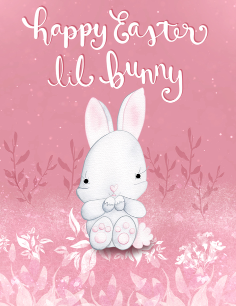 Lil Bunny Easter Card