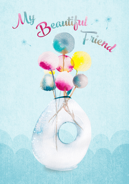 My Beautiful Friend Thinking of You Card