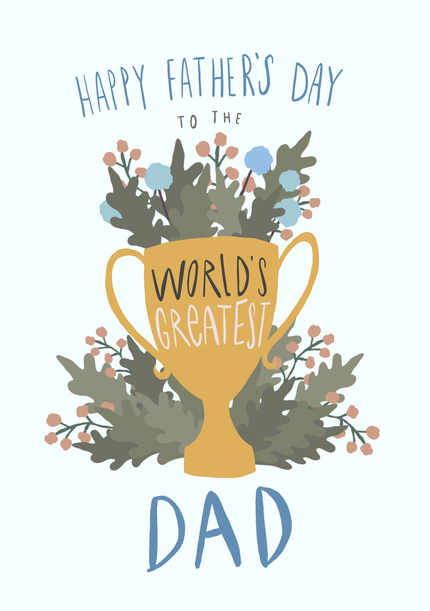 World's Greatest Dad Father's Day Card