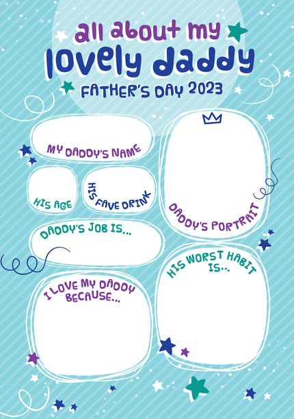 Lovely Daddy Father's Day Card