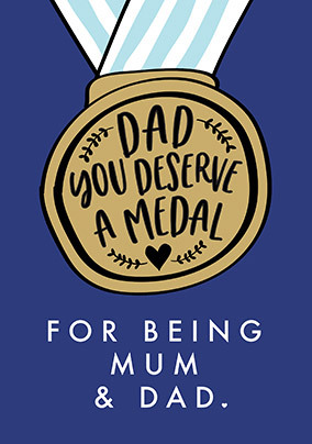 Being Mum and Dad Mothers Day Card