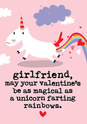 Girlfriend Magical Valentine's Card