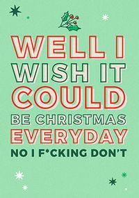 Tap to view Christmas Everyday Rude Card