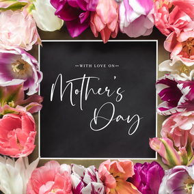 Mother's Day Floral Border Card