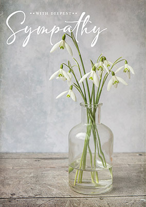 Snowbells - Sympathy Card