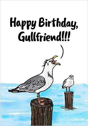 Gullfriend Birthday Card
