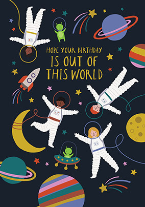 Have an Out of This World Birthday Card