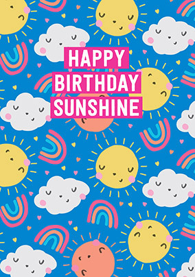 Sunshine Birthday Card