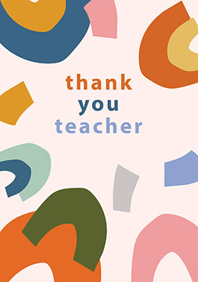 Design Thank You Teacher Card
